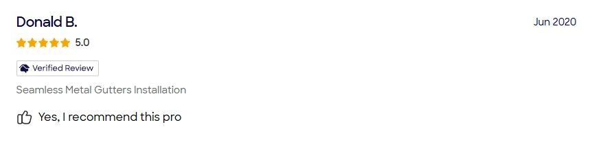 HomeAdvisor review of A&A Island Services by Donald B.: 5.0 star