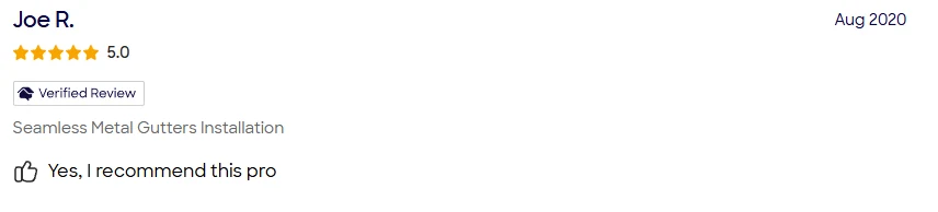 HomeAdvisor review of A&A Island Services by Joe R.: 5.0 star
